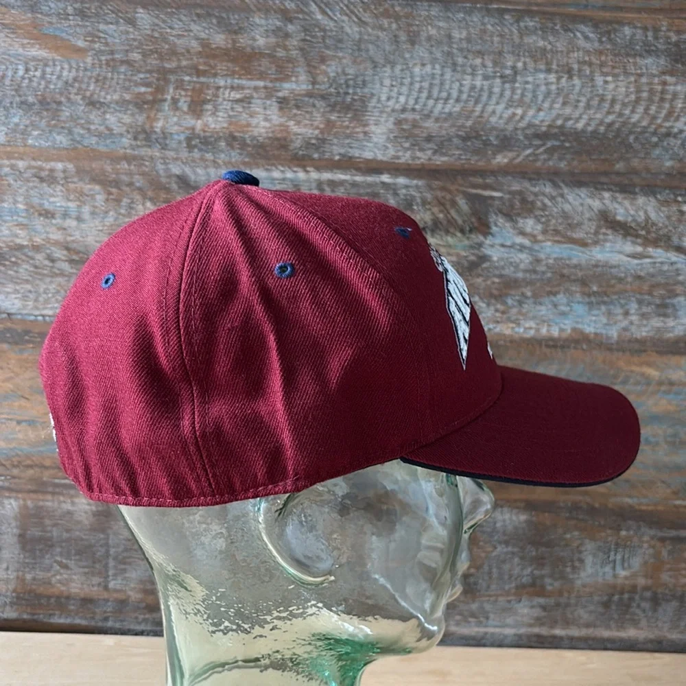 Authentic Fitted 7 1/2 Zephyr Hat Colorado Avalanche Hockey